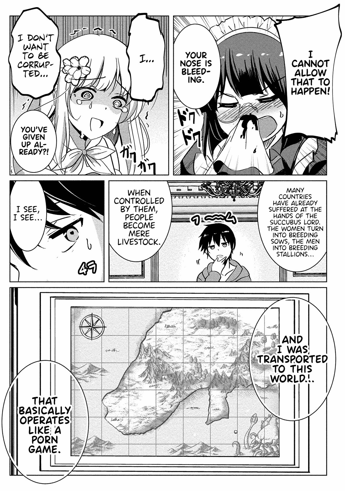 Dunking on Succubi in Another World Chapter 2 page 13 - Chapter 2: Now That I (A Virgin) Have Been Sent to a Porn-Game-Esque Different World, What am I Supposed to Do?