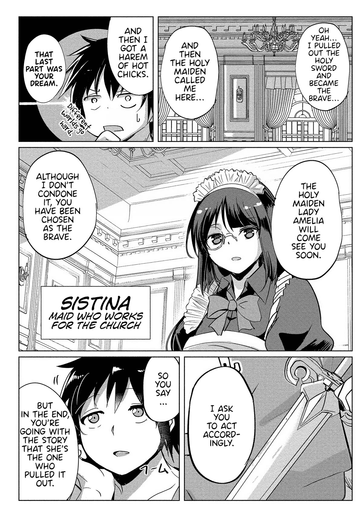 Dunking on Succubi in Another World Chapter 2 page 4 - Chapter 2: Now That I (A Virgin) Have Been Sent to a Porn-Game-Esque Different World, What am I Supposed to Do?