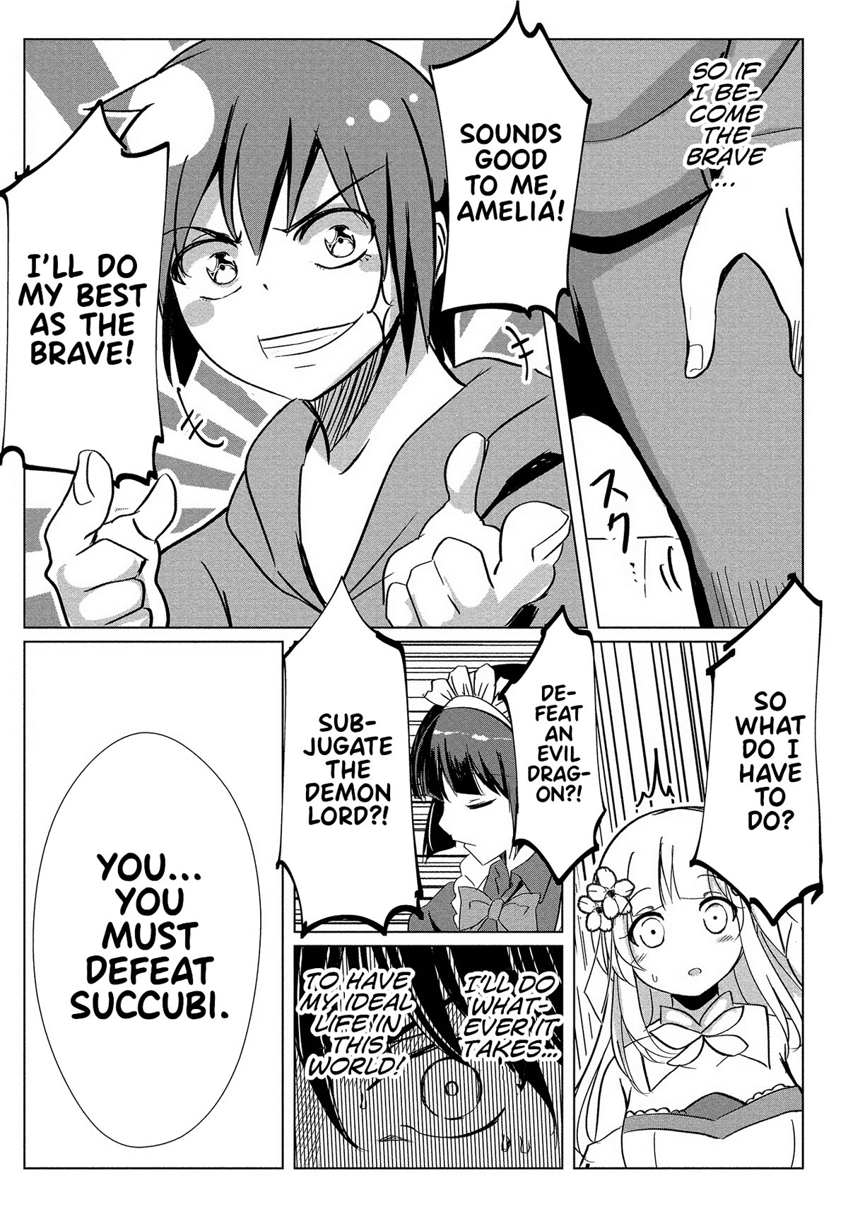 Dunking on Succubi in Another World Chapter 2 page 9 - Chapter 2: Now That I (A Virgin) Have Been Sent to a Porn-Game-Esque Different World, What am I Supposed to Do?
