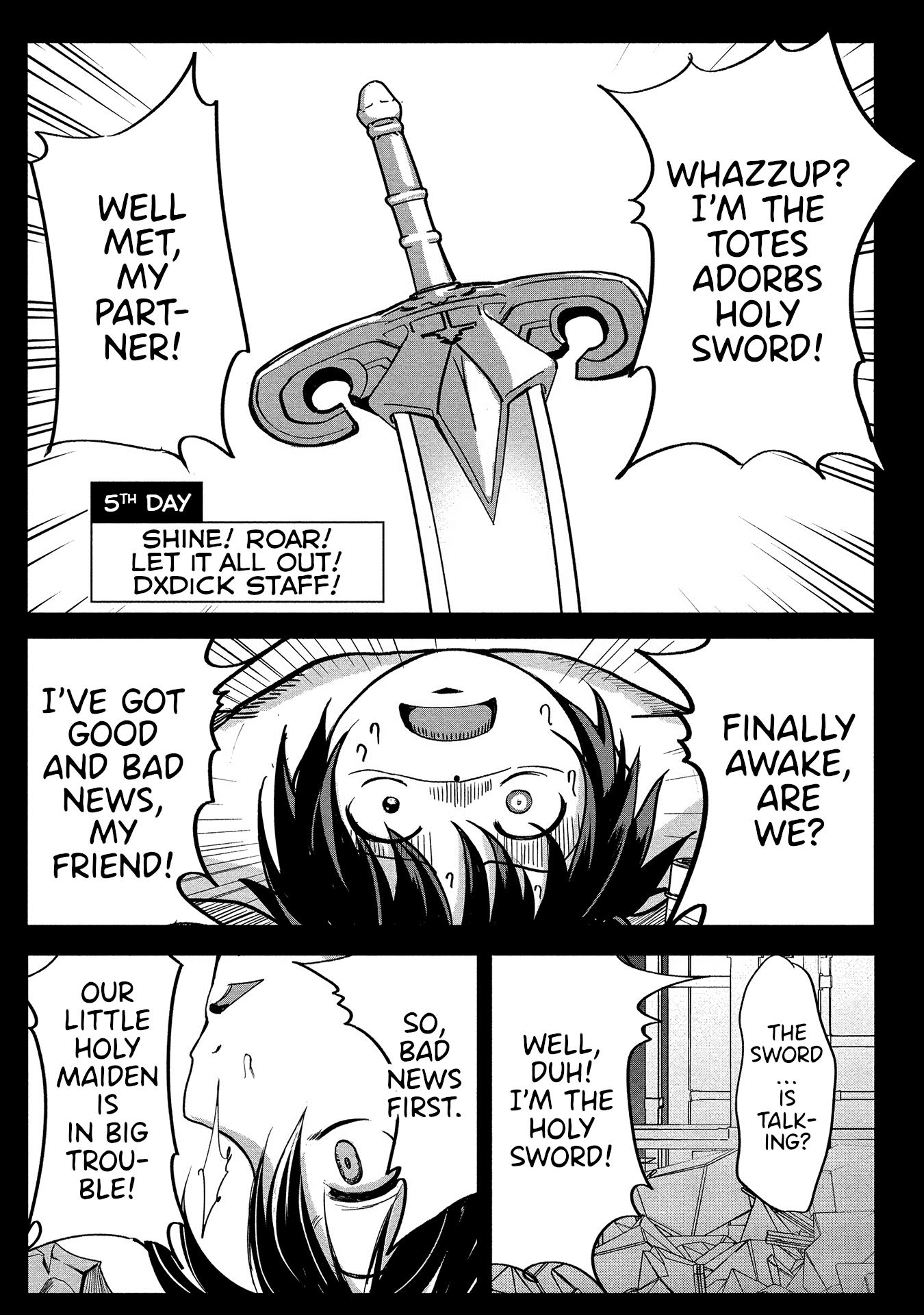 Dunking on Succubi in Another World Chapter 5 page 1 - Chapter 5: Shine! Roar! Let It All Out! DXDick Staff!