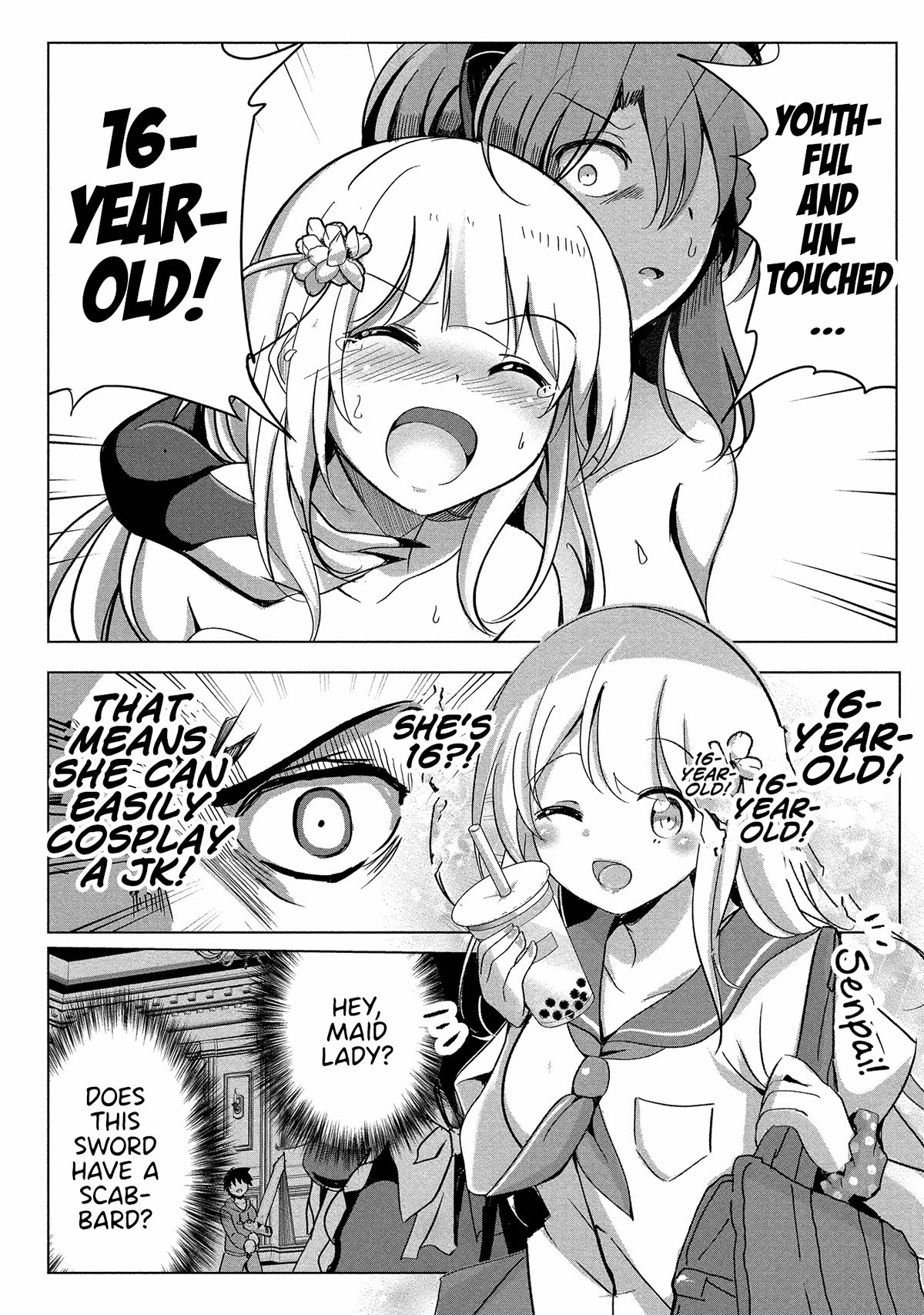 Dunking on Succubi in Another World Chapter 5 page 16 - Chapter 5: Shine! Roar! Let It All Out! DXDick Staff!