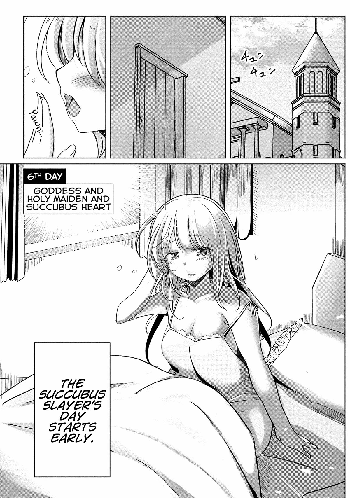 Dunking on Succubi in Another World Chapter 6 page 1 - Chapter 6: Goddess and Holy Maiden and Succubus Heart