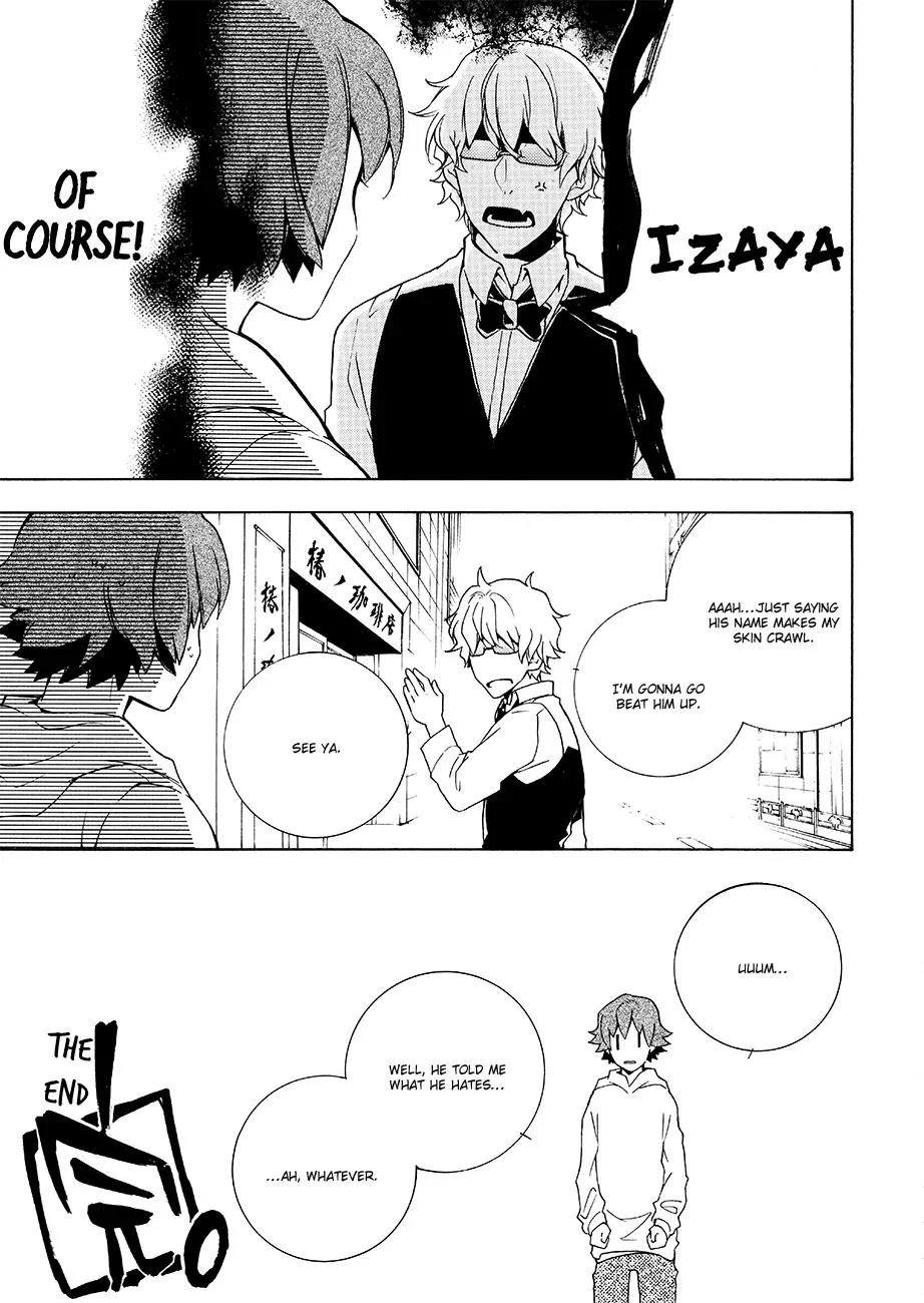 Durarara!! - 3 Way Standoff - Alley Chapter 11.5 page 4 - Chapter 11.5: Extras