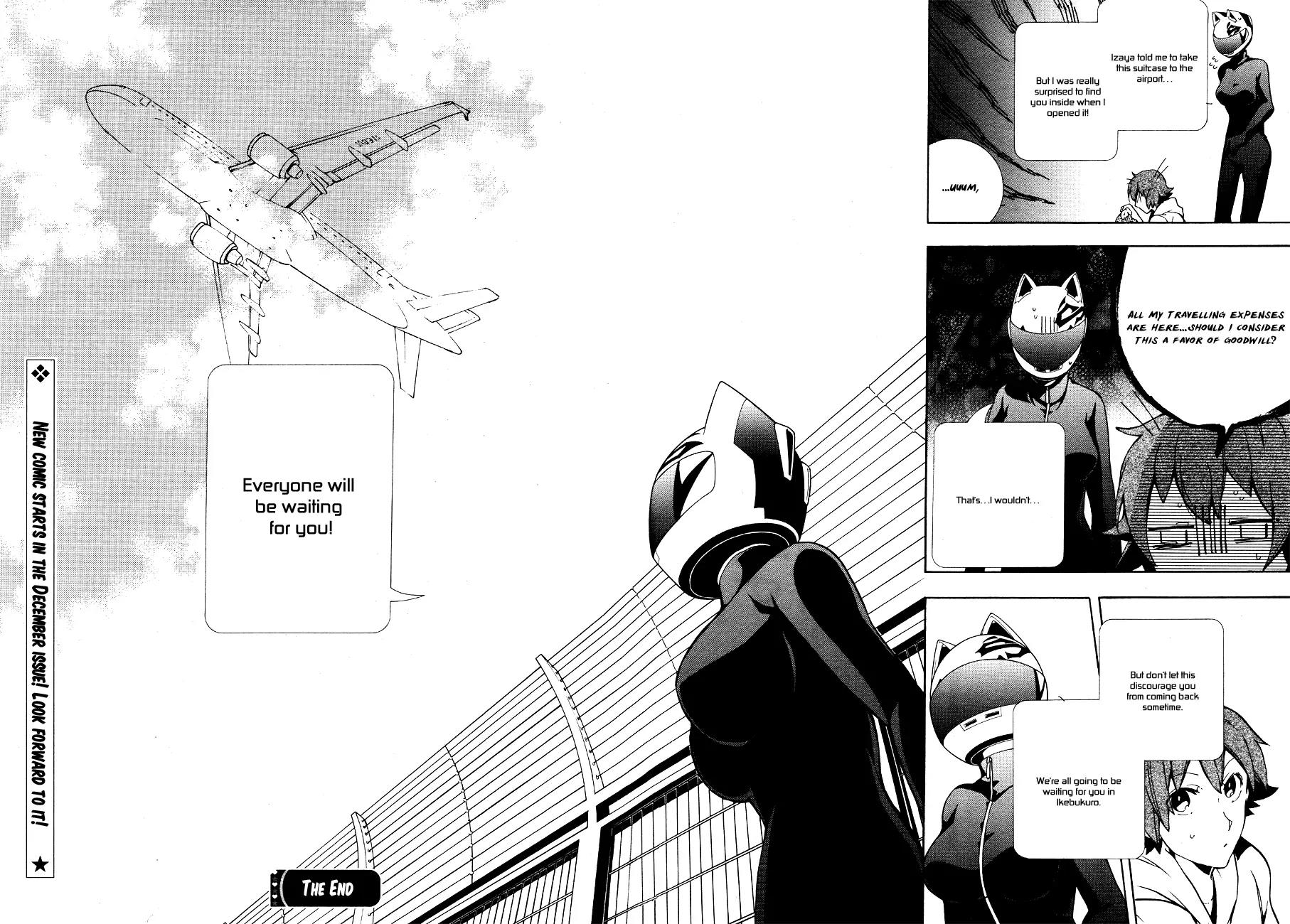 Durarara!! - 3 Way Standoff - Alley Chapter 11 page 20 - Chapter 11: Epilogue