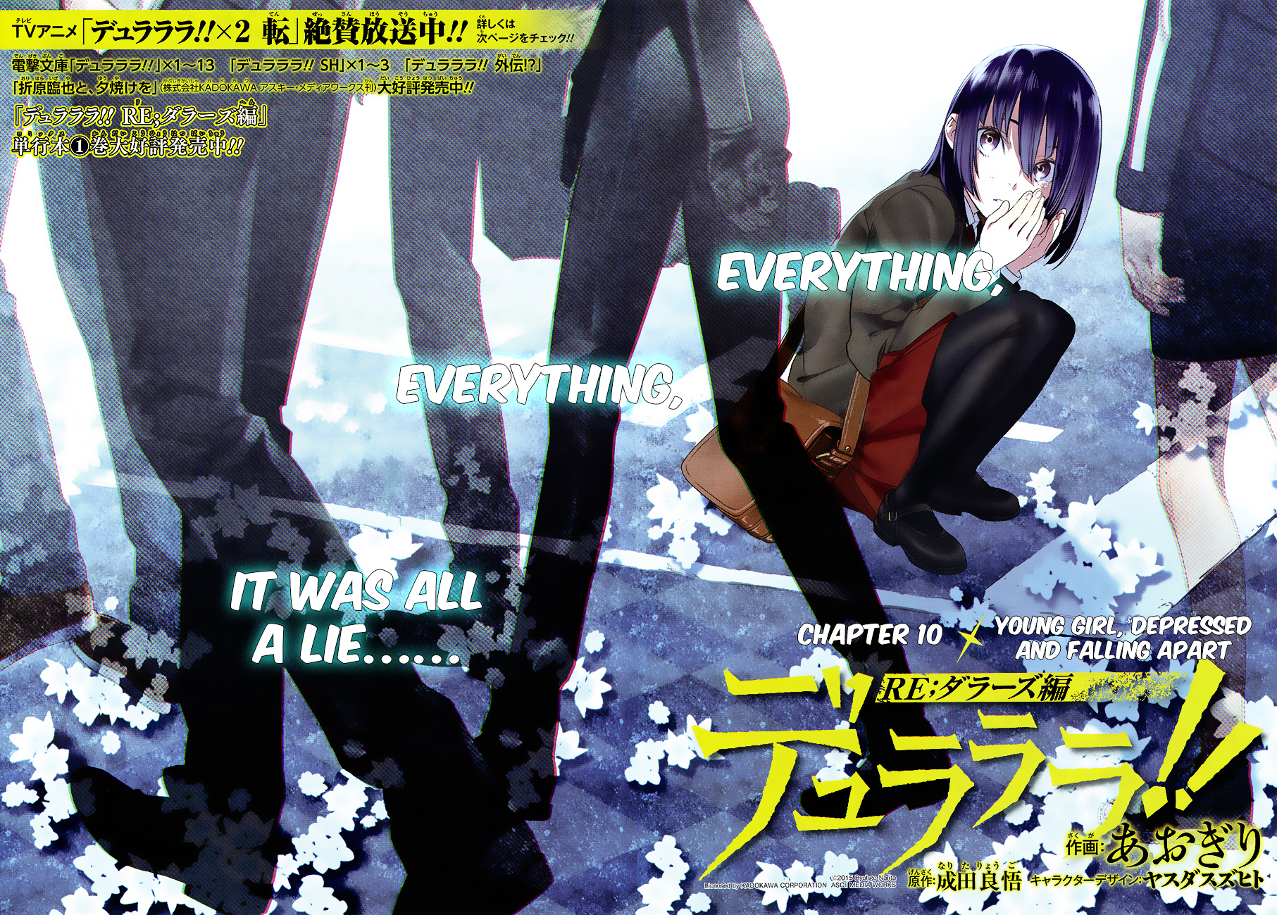 Durarara!! - Re;Dollars Hen Chapter 10 page 3 - Chapter 10 : Young Girl, Depressed and Falling Apart