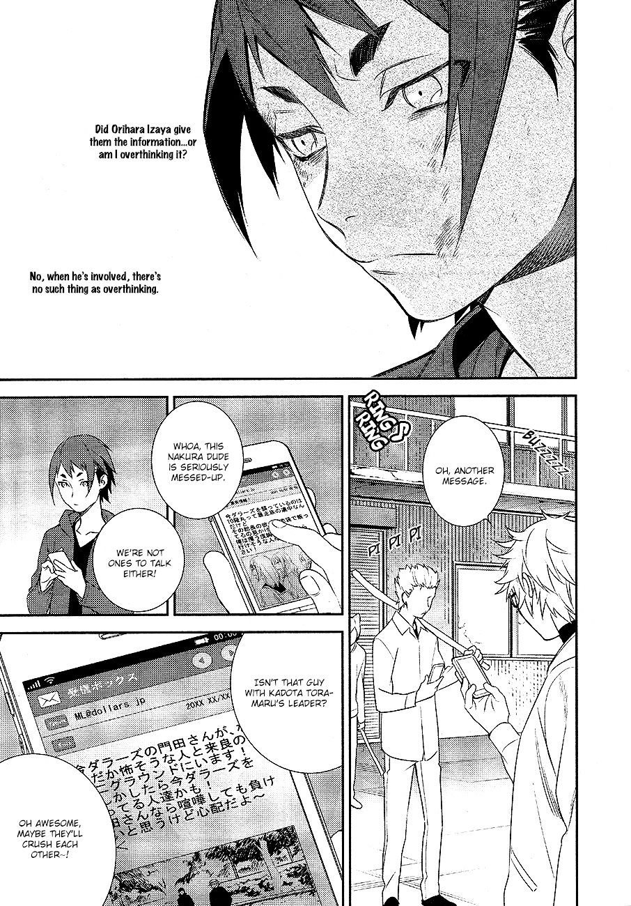 Durarara!! - Re;Dollars Hen Chapter 11 page 20 - Chapter 11 : The Plan, Two Sides of The Same Coin