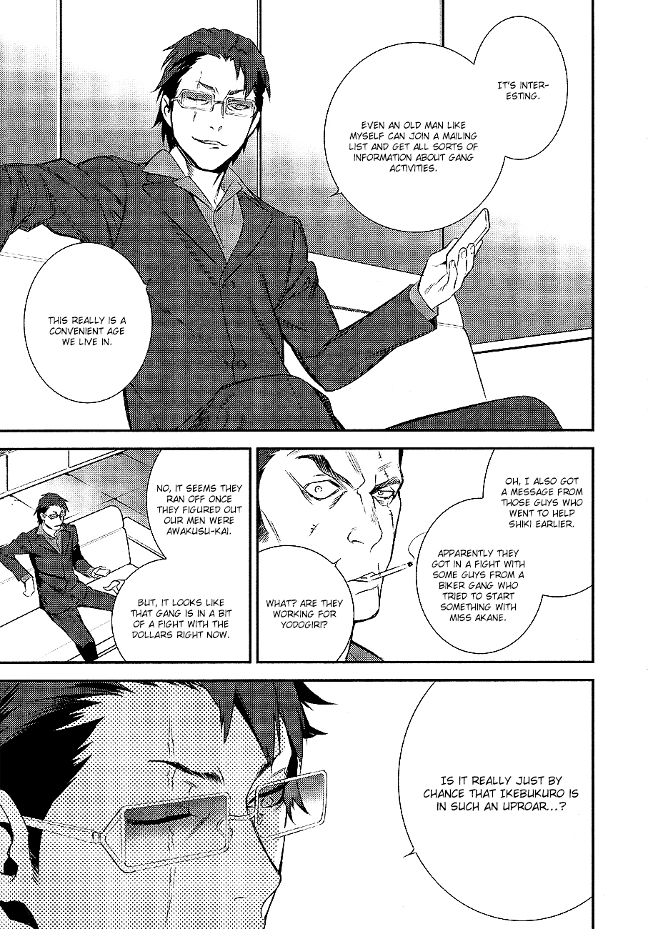 Durarara!! - Re;Dollars Hen Chapter 11 page 24 - Chapter 11 : The Plan, Two Sides of The Same Coin