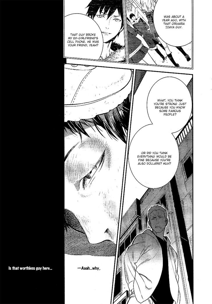 Durarara!! - Re;Dollars Hen Chapter 12 page 11 - Chapter 12 : Boy, Crawling Through Willpower