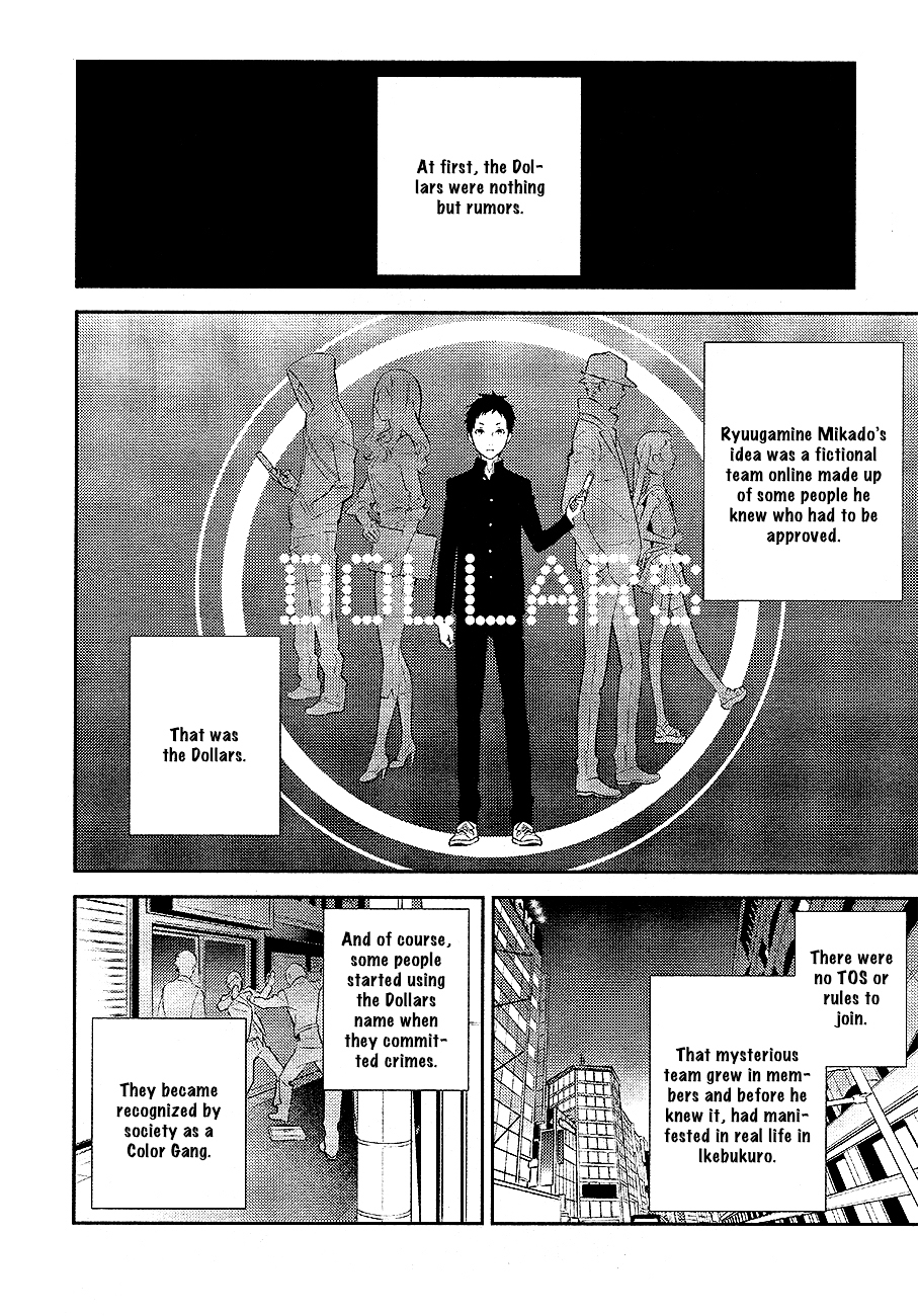 Durarara!! - Re;Dollars Hen Chapter 7 page 11 - Chapter 7 : Boys and Girls, Wandering in the Maelstrom