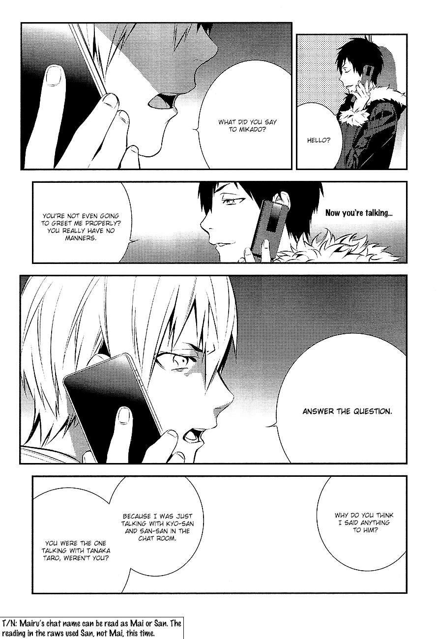 Durarara!! - Re;Dollars Hen Chapter 9 page 23 - Chapter 9 : Fighting Doll, Trapped and Fleeing