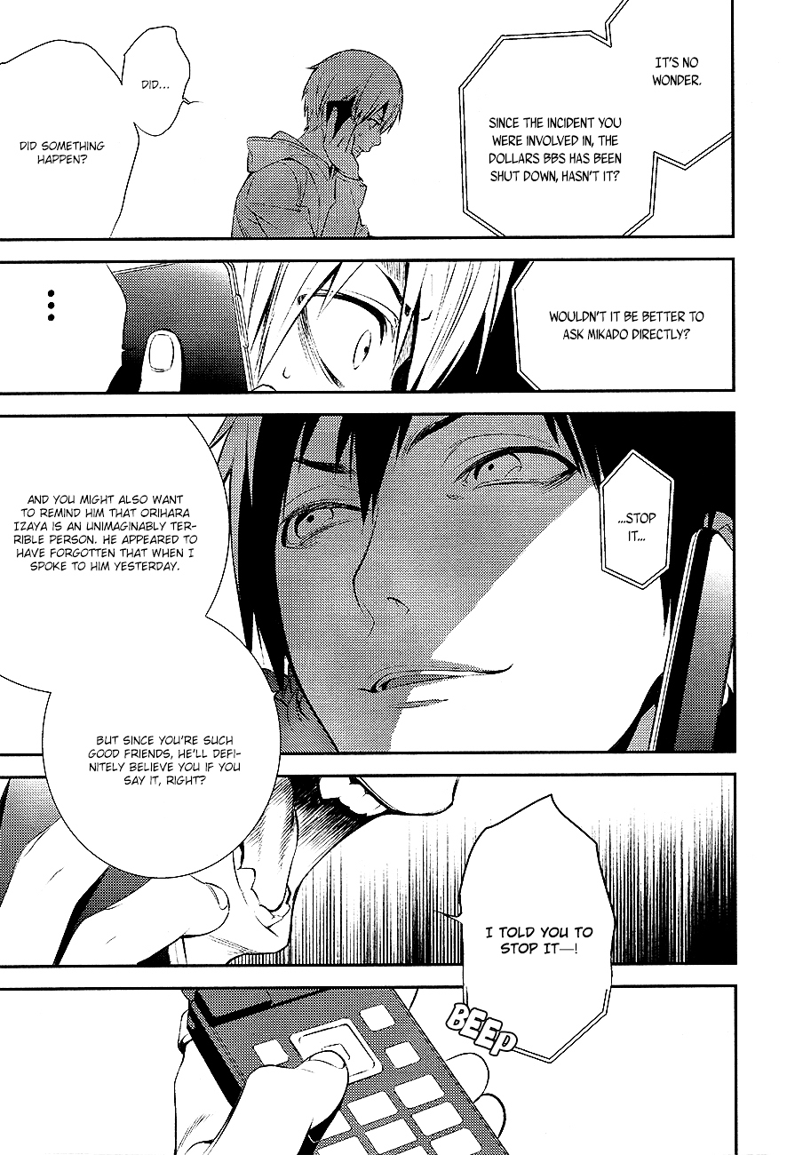 Durarara!! - Re;Dollars Hen Chapter 9 page 25 - Chapter 9 : Fighting Doll, Trapped and Fleeing