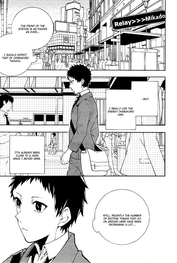 Durarara!! Relay Chapter 1 page 20 - Chapter 1