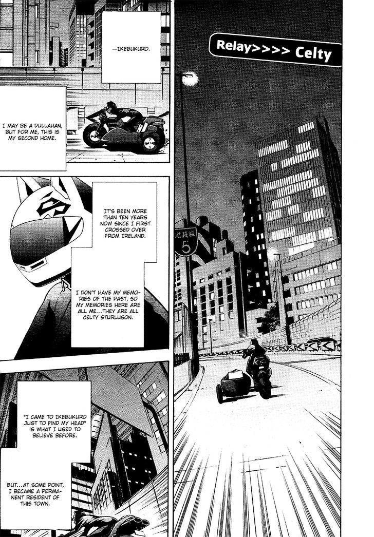 Durarara!! Relay Chapter 1 page 4 - Chapter 1