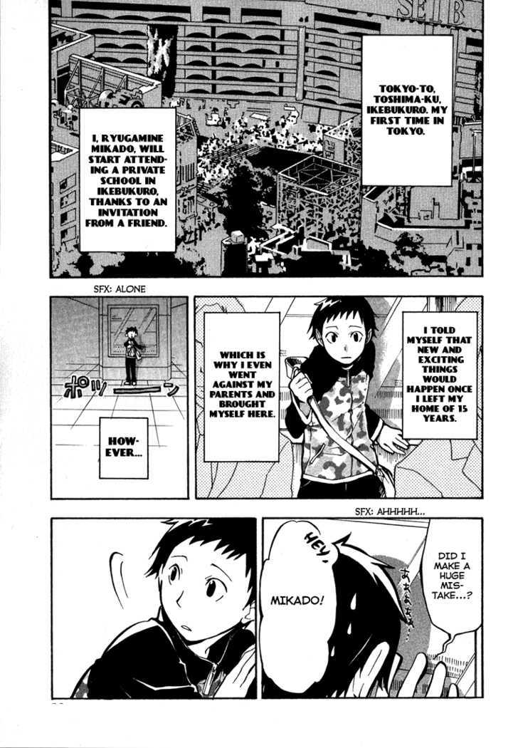 Durarara!! Chapter 1 page 14 - Chapter 1 : Wa!!