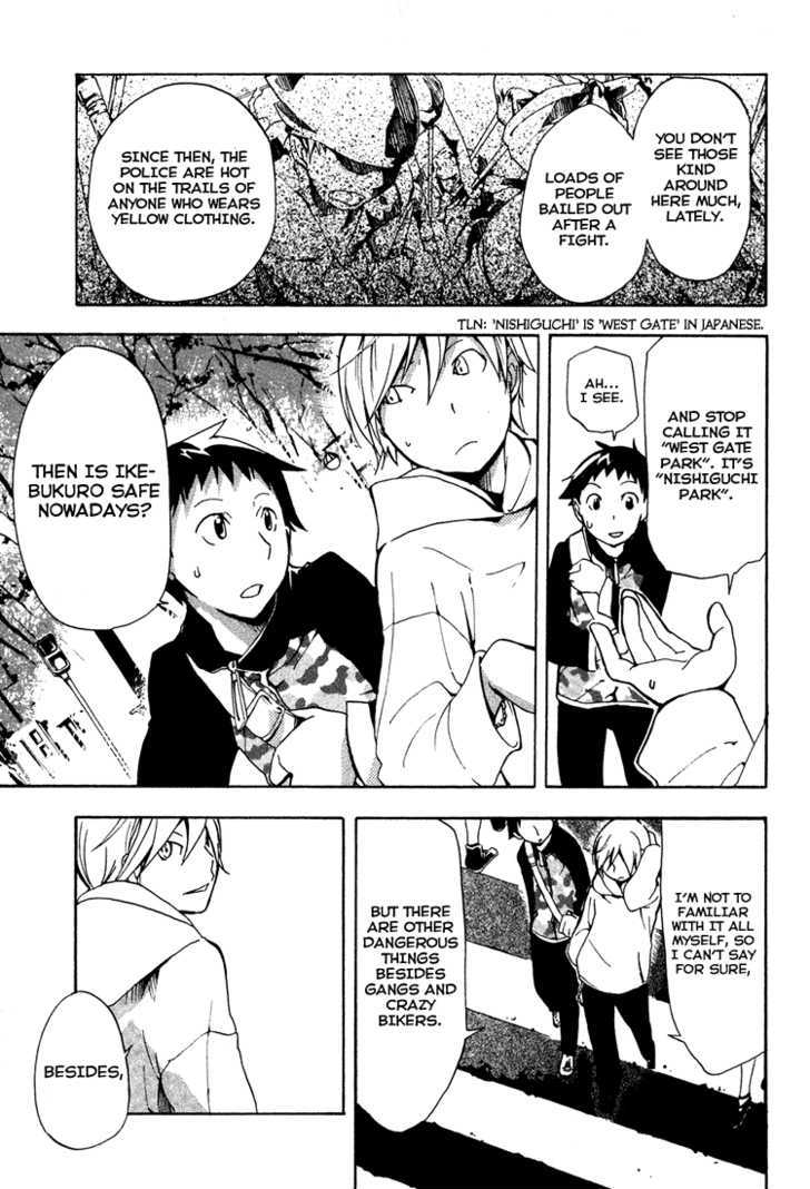 Durarara!! Chapter 1 page 24 - Chapter 1 : Wa!!