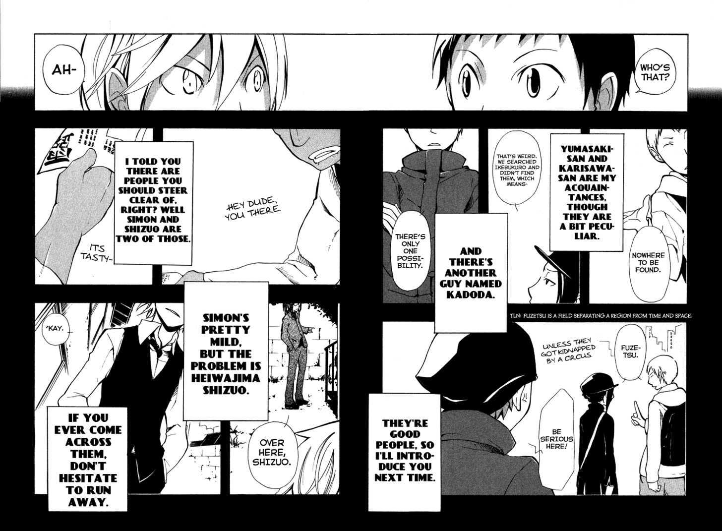 Durarara!! Chapter 1 page 27 - Chapter 1 : Wa!!