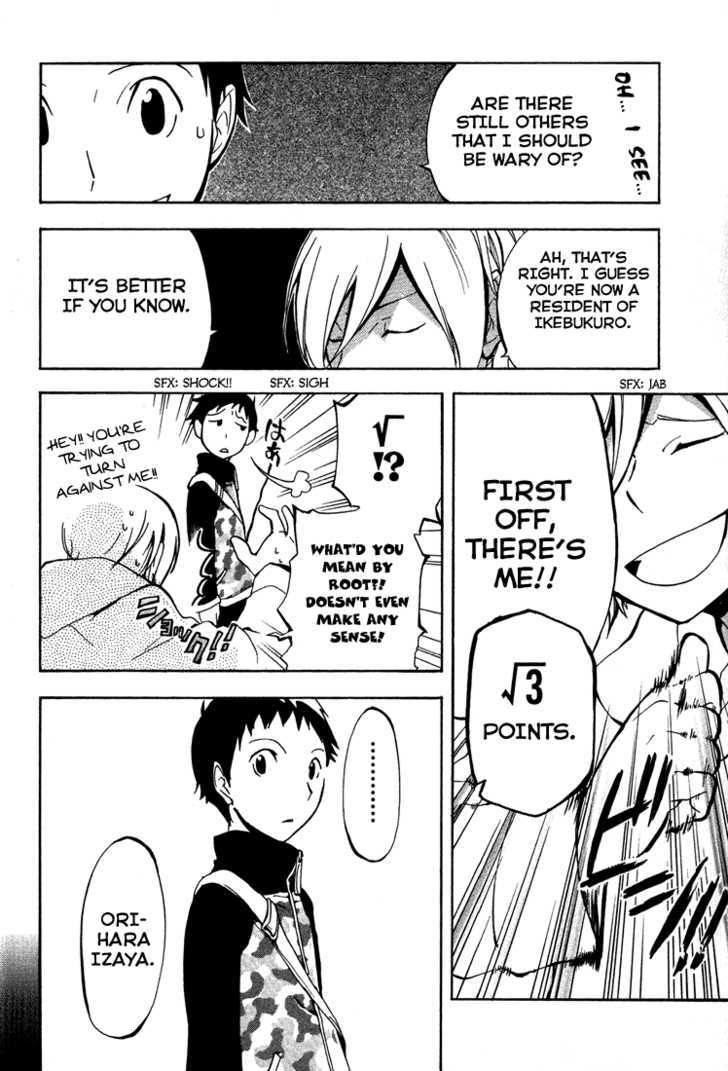Durarara!! Chapter 1 page 28 - Chapter 1 : Wa!!