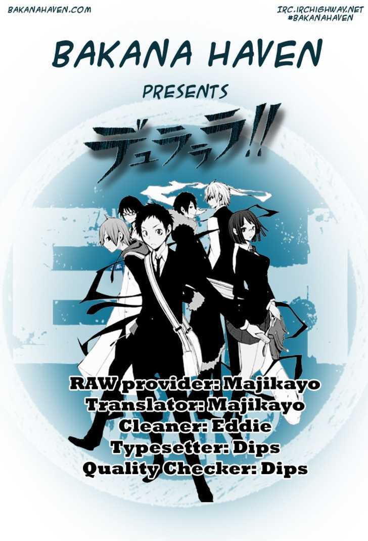 Durarara!! Chapter 12 page 27 - Chapter 12 : WaWaWaWaWaWaWaWaWaWaWaWa!