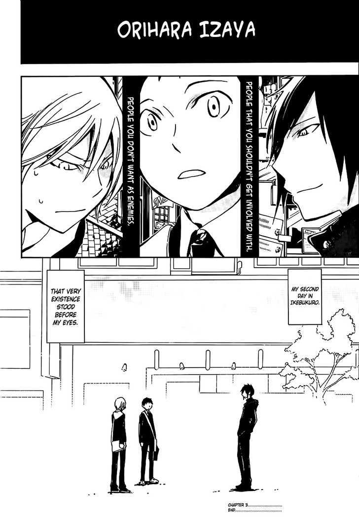 Durarara!! Chapter 3 page 30 - Chapter 3 : WaWaWa!!