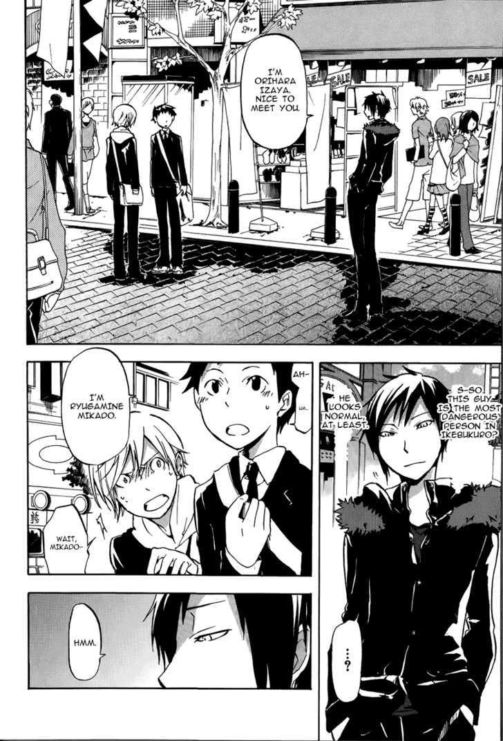 Durarara!! Chapter 4 page 2 - Chapter 4 : WaWaWaWa!!