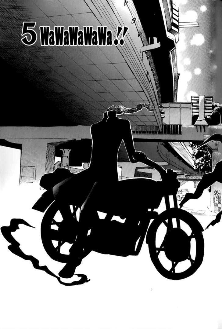 Durarara!! Chapter 5 page 1 - Chapter 5 : WaWaWaWaWa!!