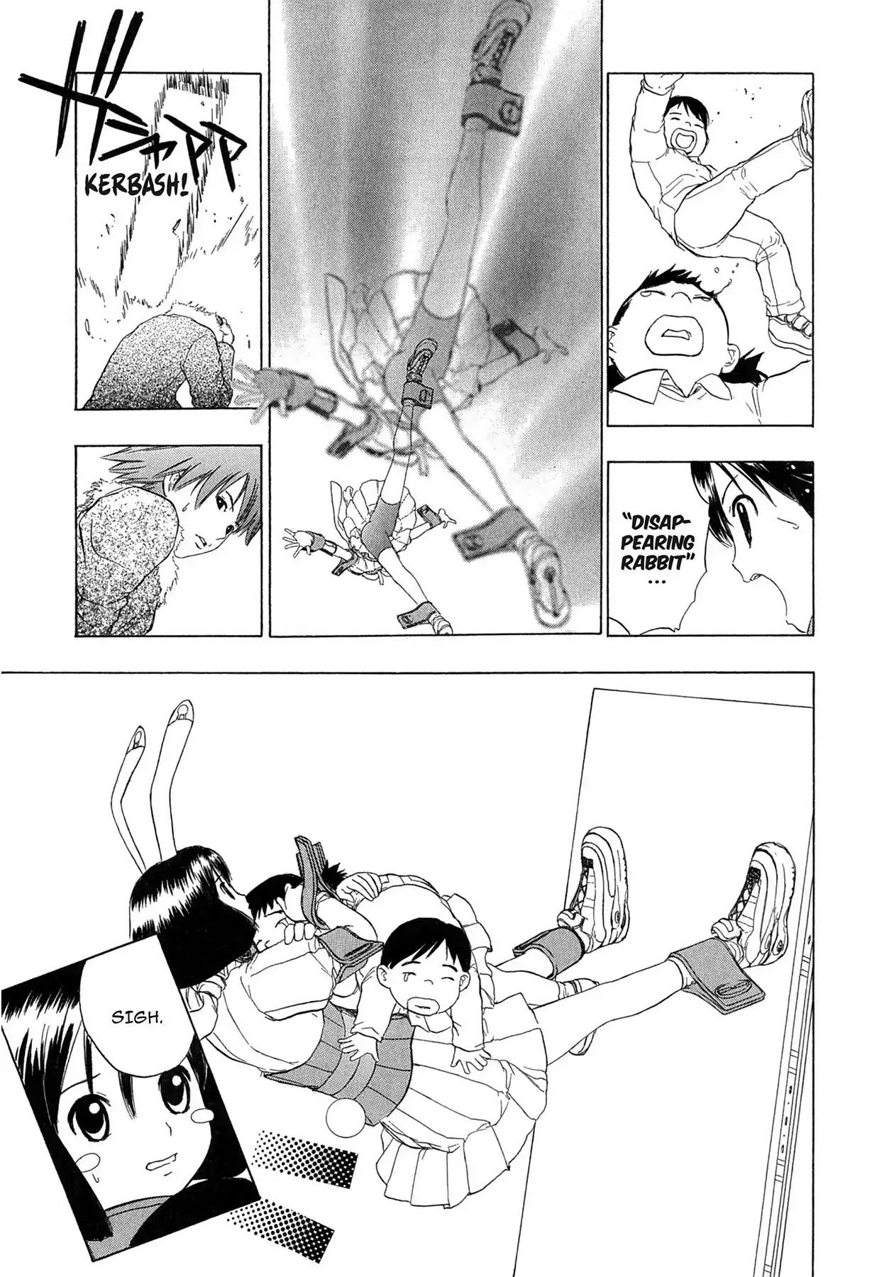 E.T.O. Chapter 15 page 27 - Chapter 15: CHAPTER OF LIGHT PINK NO.5: THE GROANING RABBIT FATHER AND DAUGHTER!! RELEASE YOUR SPECIAL FIGHTING MOVES!!!