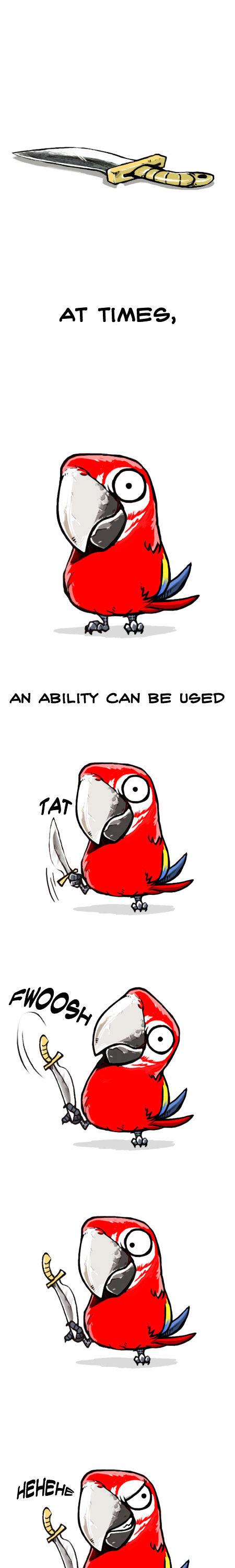 Earth, Human, and Animal Chapter 11 page 1 - Chapter 11 : the Scarlet Macaw's Ability