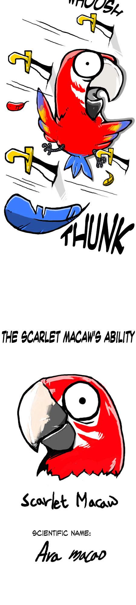 Earth, Human, and Animal Chapter 11 page 3 - Chapter 11 : the Scarlet Macaw's Ability