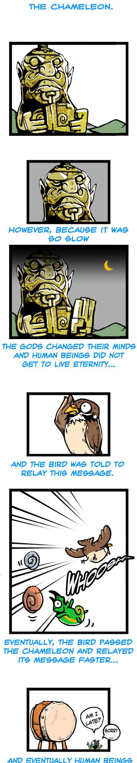 Earth, Human, and Animal Chapter 19 page 12 - Chapter 19 : the Jackson's Three-horned Chameleon's Habits