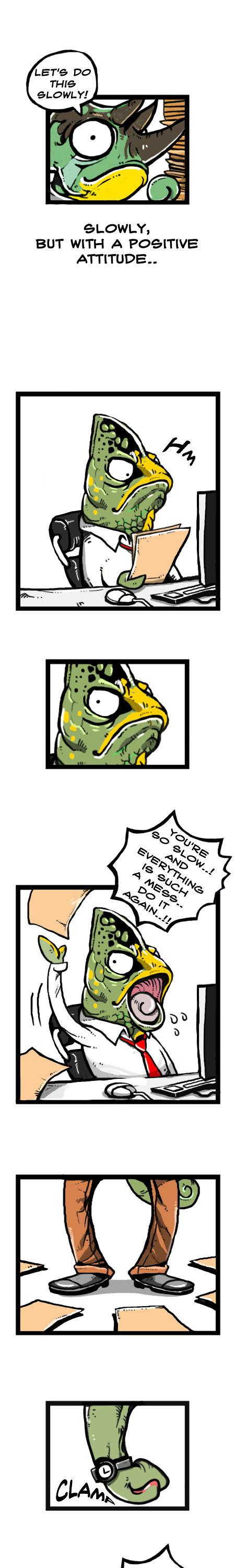 Earth, Human, and Animal Chapter 19 page 14 - Chapter 19 : the Jackson's Three-horned Chameleon's Habits