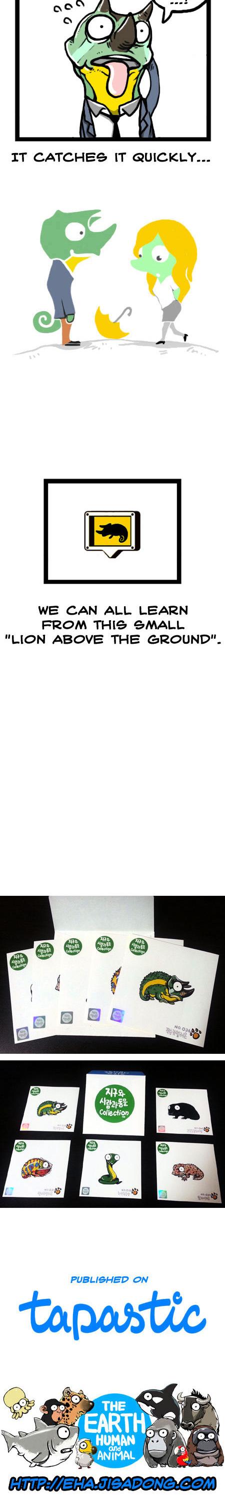 Earth, Human, and Animal Chapter 19 page 16 - Chapter 19 : the Jackson's Three-horned Chameleon's Habits