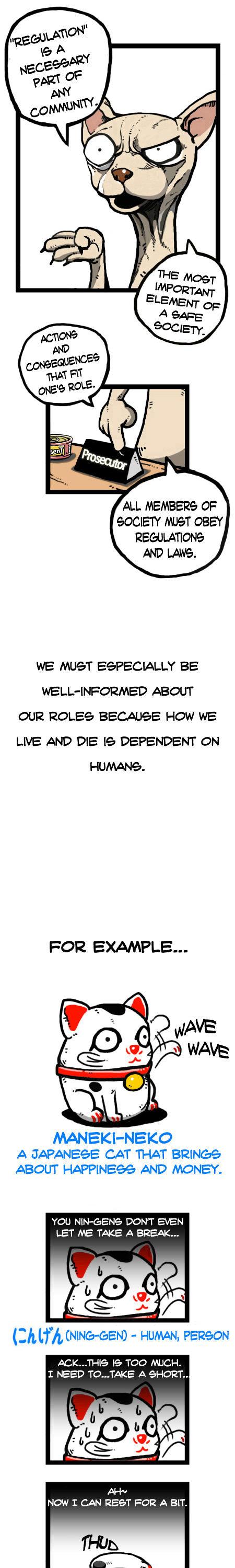 Earth, Human, and Animal Chapter 22 page 8 - Chapter 22 : the Trial of a Stray Cat #2
