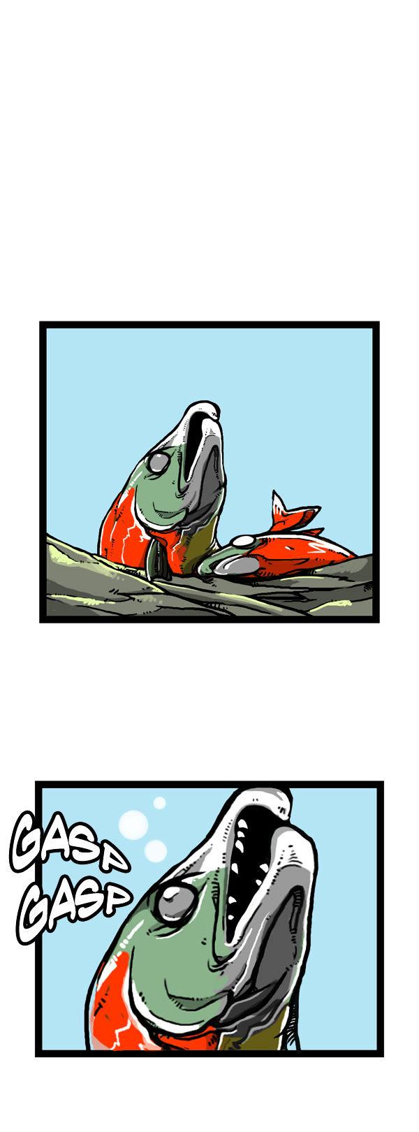 Earth, Human, and Animal Chapter 48 page 1 - Chapter 48 : the Sockeye Salmon's Goal