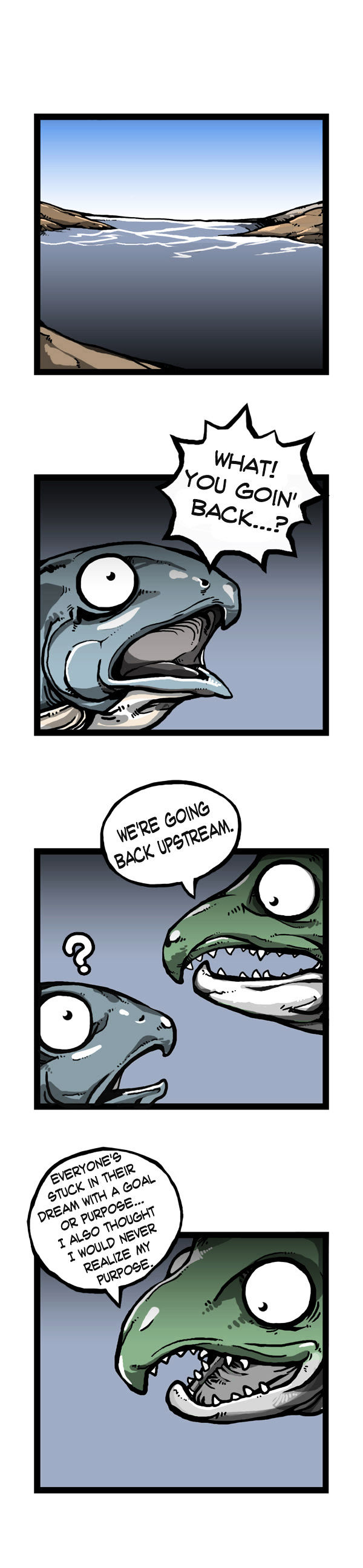 Earth, Human, and Animal Chapter 48 page 3 - Chapter 48 : the Sockeye Salmon's Goal