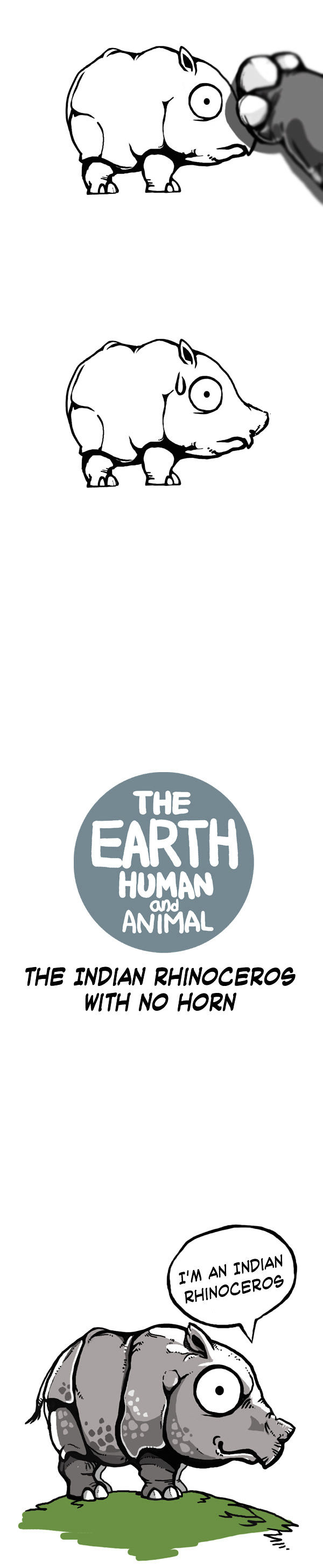 Earth, Human, and Animal Chapter 52 page 6 - Chapter 52 : the Indian Rhinoceros with No Horn