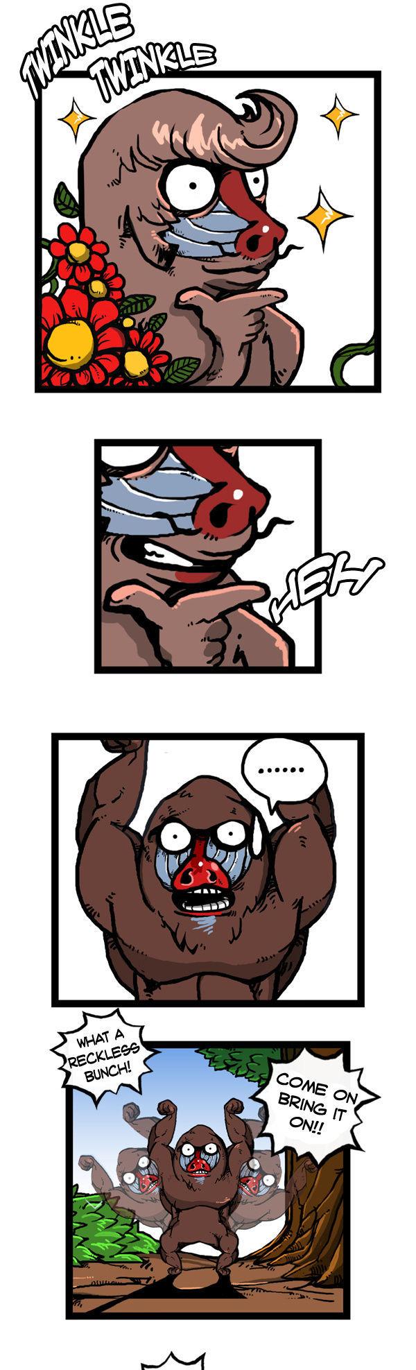 Earth, Human, and Animal Chapter 56 page 3 - Chapter 56 : the Mandrill's Appearance #1