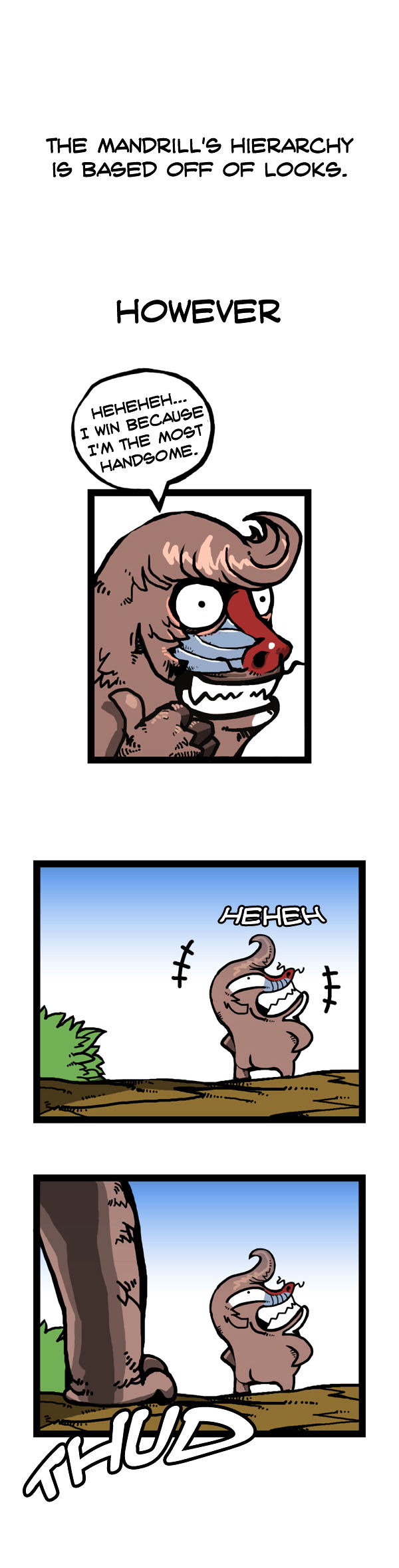 Earth, Human, and Animal Chapter 57 page 10 - Chapter 57 : the Mandrill's Appearance #2