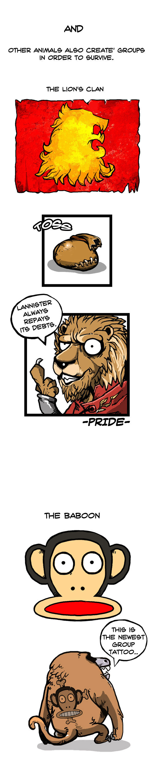 Earth, Human, and Animal Chapter 57 page 6 - Chapter 57 : the Mandrill's Appearance #2