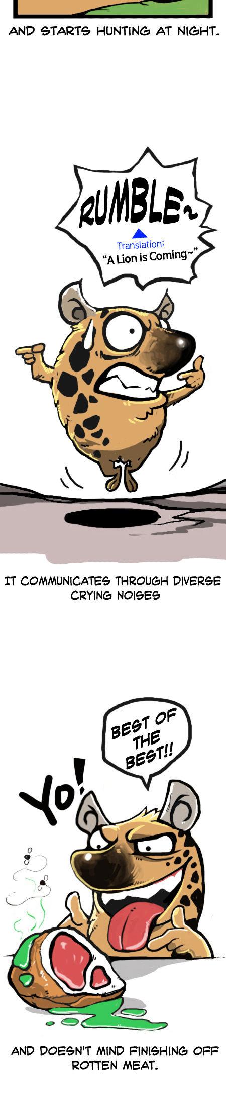Earth, Human, and Animal Chapter 9 page 4 - Chapter 9 : the Spotted Hyena's Talent