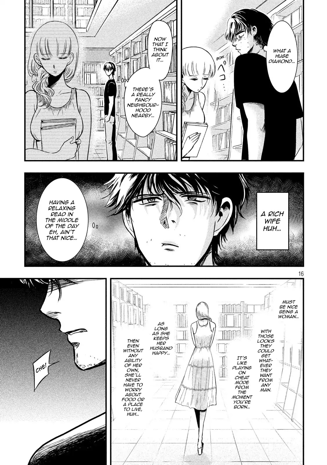 Eating Crab with a Yukionna Chapter 1 page 15 - Chapter 1: The Man Who Wants to Die and the Yukionna