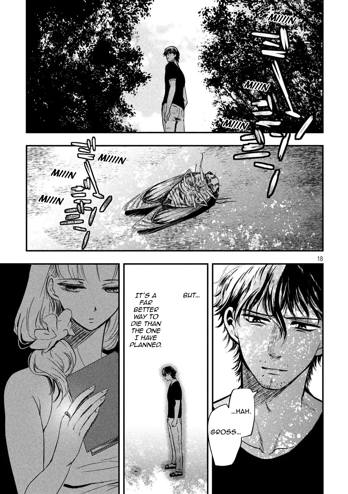 Eating Crab with a Yukionna Chapter 1 page 17 - Chapter 1: The Man Who Wants to Die and the Yukionna