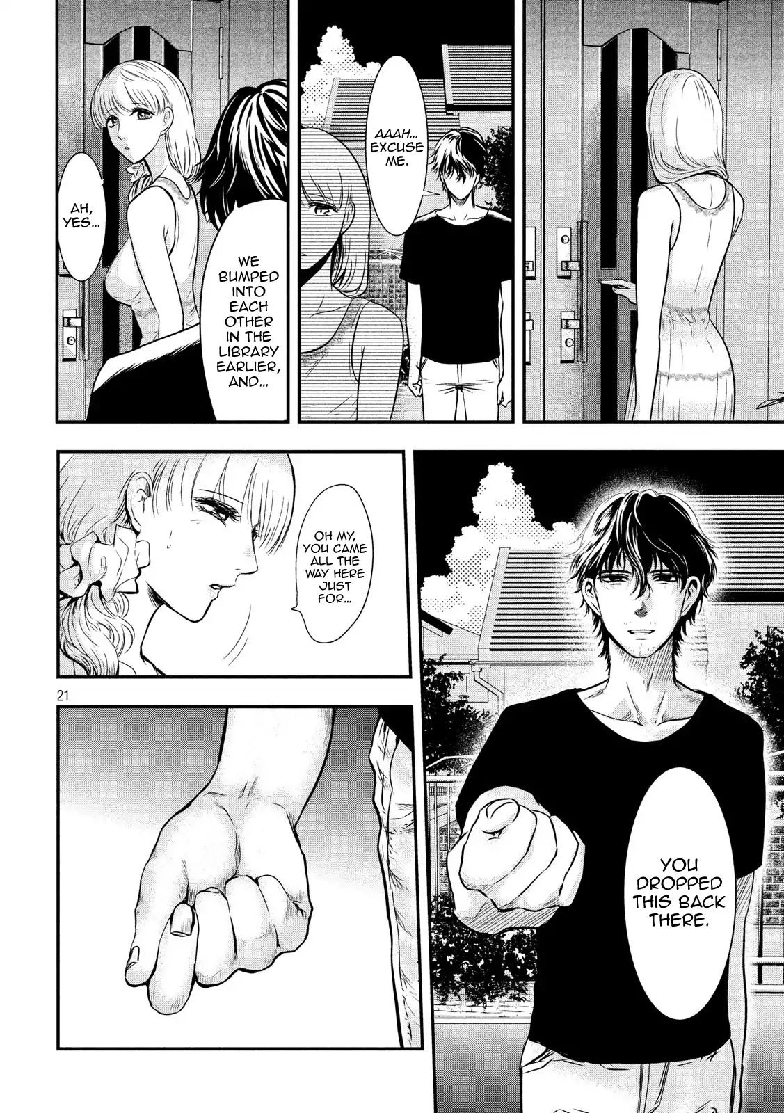 Eating Crab with a Yukionna Chapter 1 page 20 - Chapter 1: The Man Who Wants to Die and the Yukionna