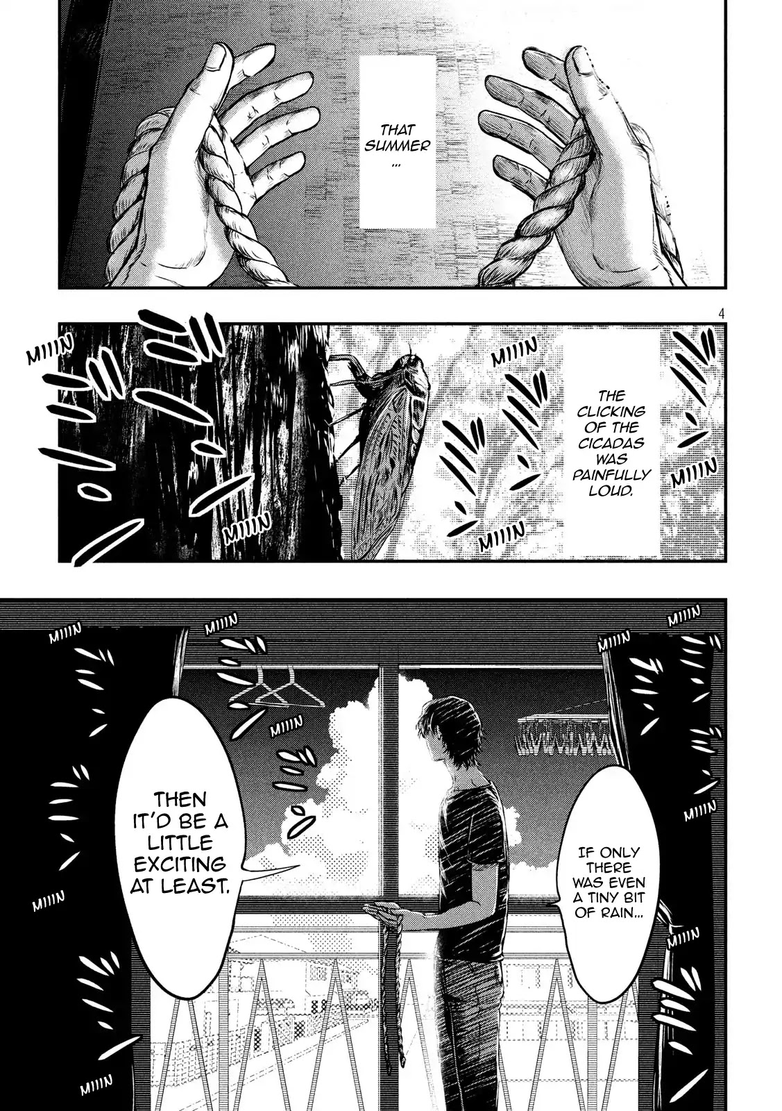 Eating Crab with a Yukionna Chapter 1 page 3 - Chapter 1: The Man Who Wants to Die and the Yukionna