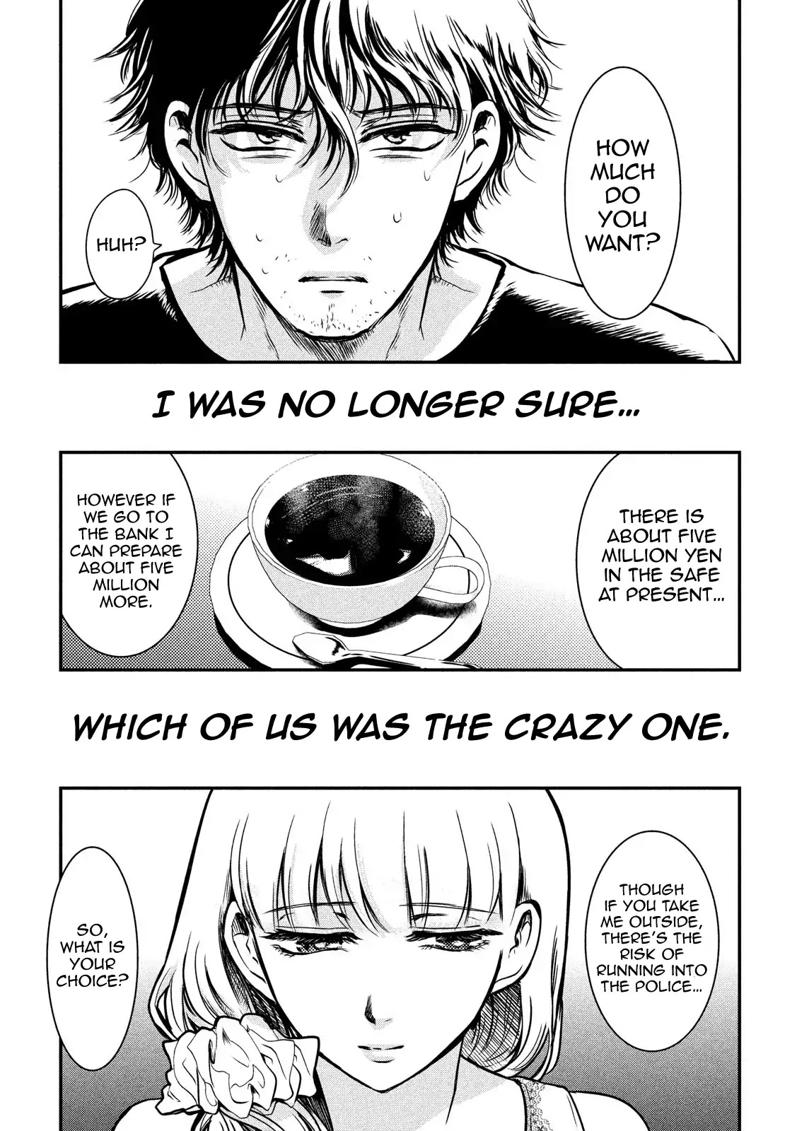 Eating Crab with a Yukionna Chapter 1 page 35 - Chapter 1: The Man Who Wants to Die and the Yukionna