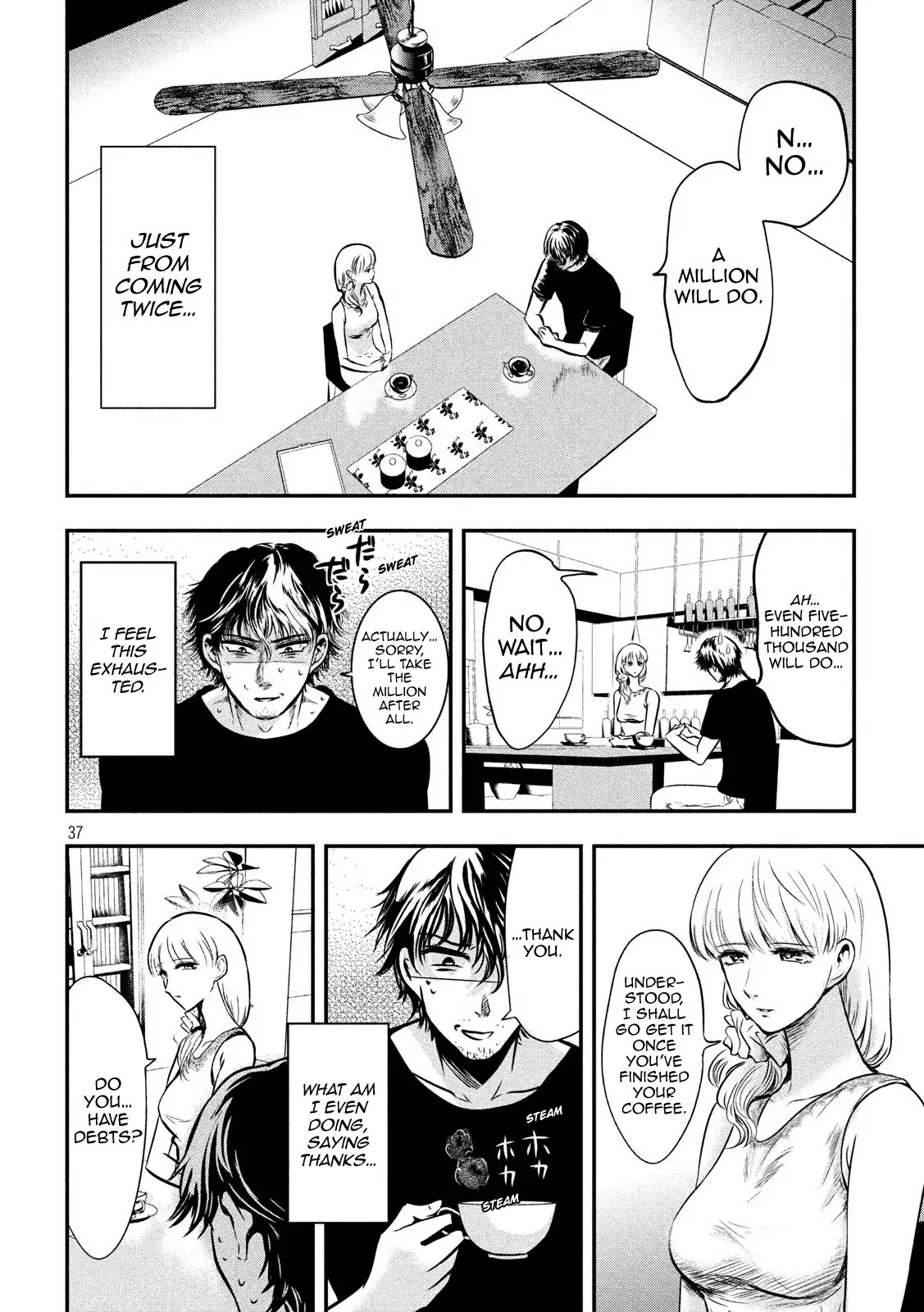Eating Crab with a Yukionna Chapter 1 page 36 - Chapter 1: The Man Who Wants to Die and the Yukionna