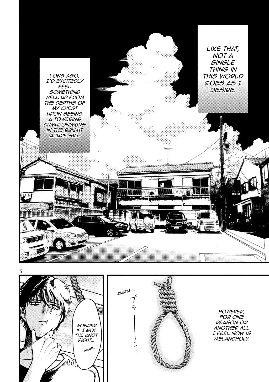 Eating Crab with a Yukionna Chapter 1 page 4 - Chapter 1: The Man Who Wants to Die and the Yukionna