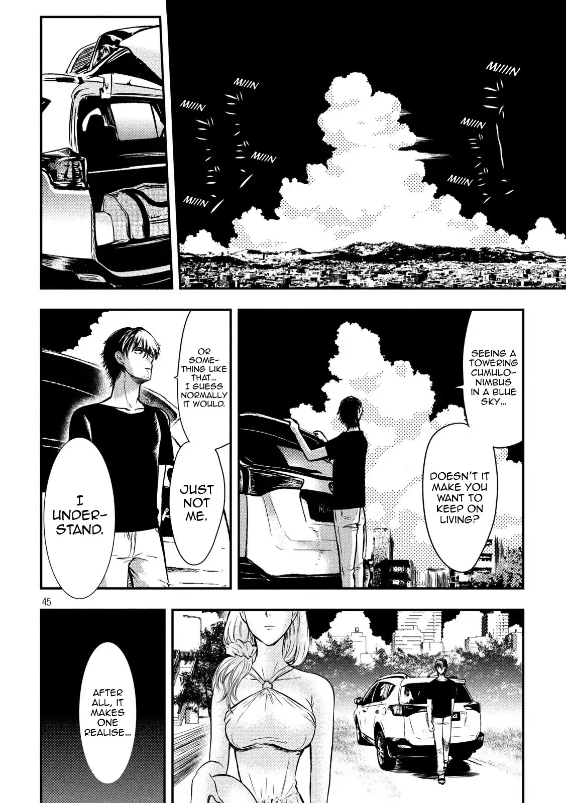 Eating Crab with a Yukionna Chapter 1 page 43 - Chapter 1: The Man Who Wants to Die and the Yukionna