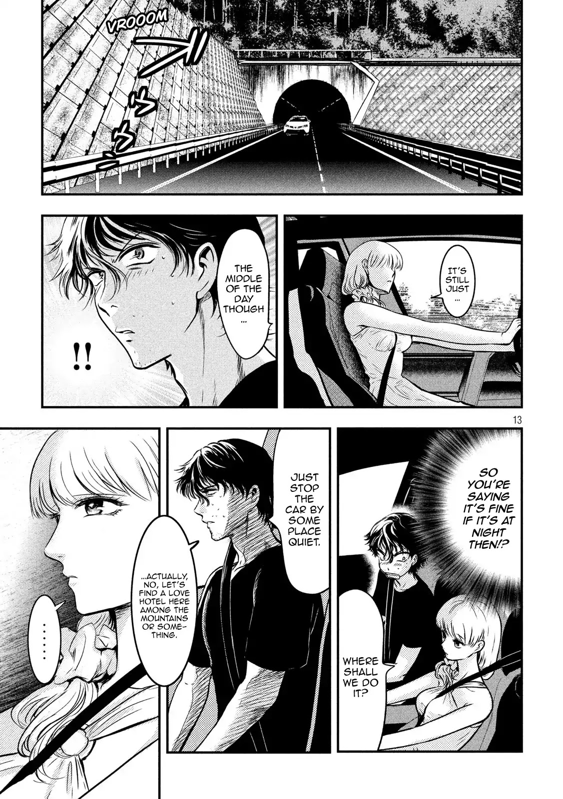 Eating Crab with a Yukionna Chapter 2 page 12 - Chapter 2: While Eating Pudding in the Car