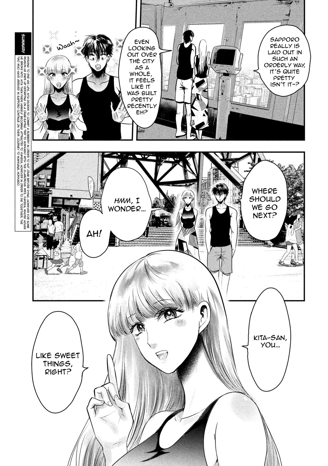 Eating Crab with a Yukionna Chapter 32 page 3 - Chapter 32: Sapporo Date with a White Lover