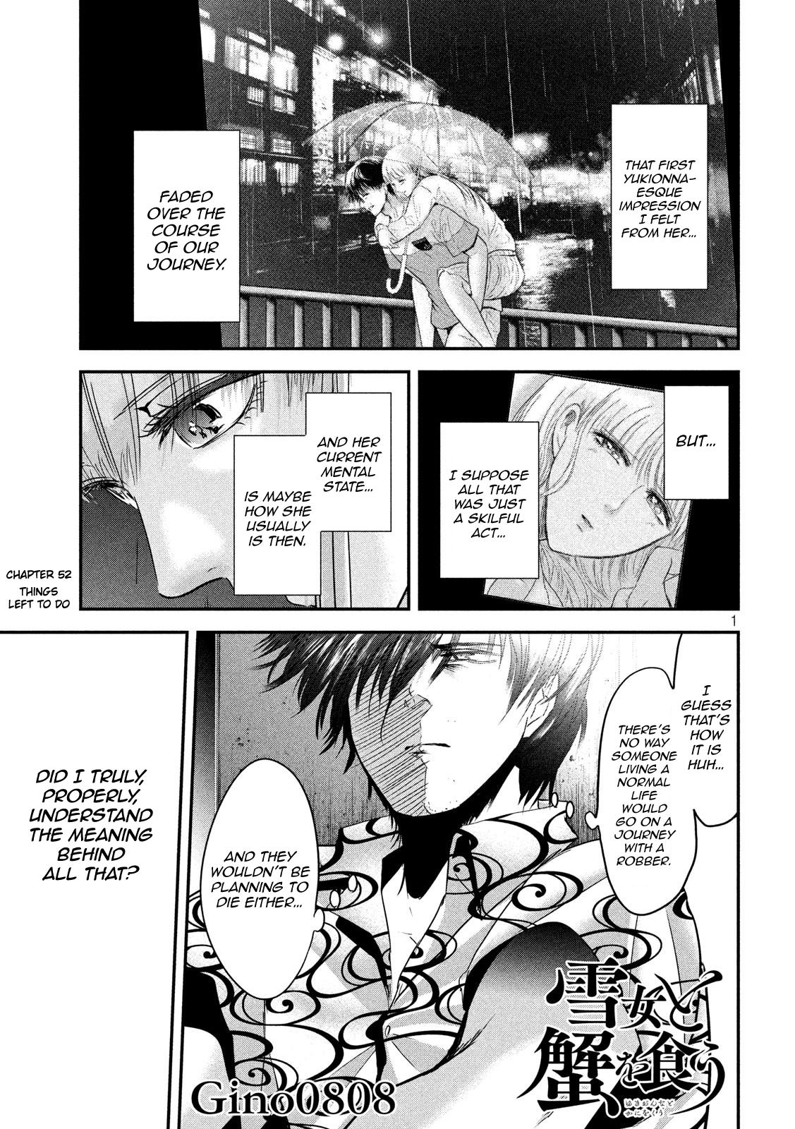 Eating Crab with a Yukionna Chapter 52 page 1 - Chapter 52